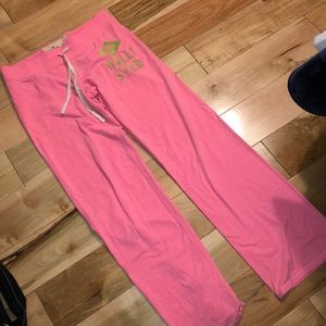 HOLLISTER PINK PANTS SIZE S